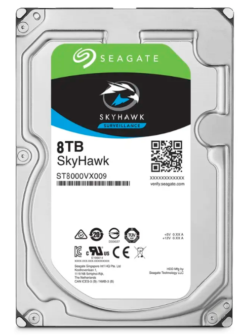 Seage ST8000VX009 Skyhawk 8TB Drive rigido - 3.5 Internal - SATA (SATA/600) - Sistema di sorveglianza videoconomissione