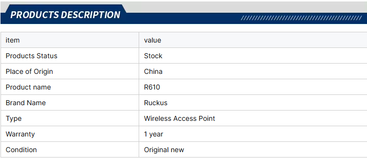 Ruckus R610 (1)